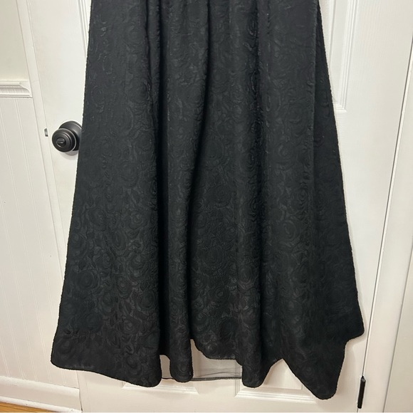 BHLDN Jacquard Strapless Basque-Waist Corset Fit & Flare Gown - Picture 8 of 16